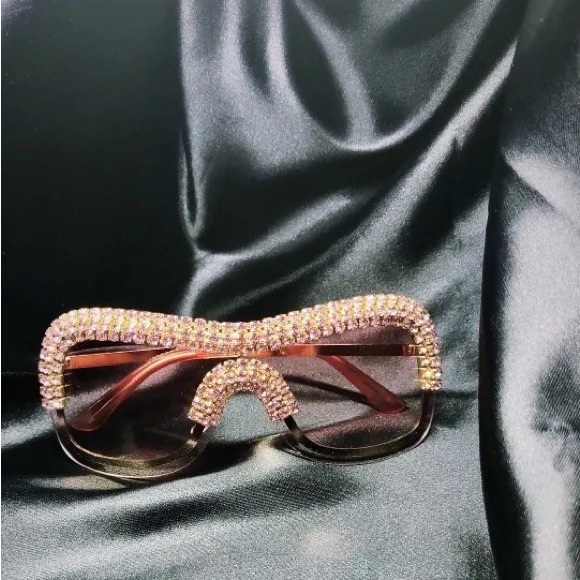RHINESTONE SUNGLASSES - Picture 2 of 2